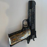 COLT O5870A1 NATIONAL MATCH GOLD CUP 45ACP CUSTOM HAND ENGRAVED - 2 of 15