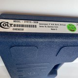 COLT O1911C-SS38 CUSTOM HAND ENGRAVED 38 SUPER NEW IN BOX - 7 of 7