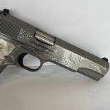 COLT O1911C-SS38 CUSTOM HAND ENGRAVED 38 SUPER NEW IN BOX - 5 of 7