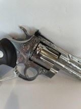 COLT PYTHON SP3WTS 3 INCH CUSTOM HAND ENGRAVED NEW IN BOX - 8 of 9