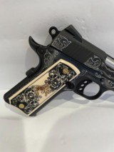 COLT O4940XE COMBAT COMMANDER - 45 ACP CUSTUM HAND ENGRAVED - 5 of 7