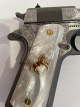 COLT O1911C - SS38Z CUSTOM HAND ENGRAVED NEW IN BOX - 11 of 12