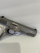 COLT O1911C - SS38Z CUSTOM HAND ENGRAVED NEW IN BOX - 7 of 12
