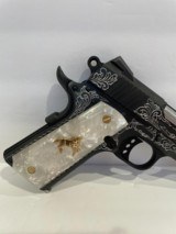 COLT COMBAT COMMANDER O4940XE 45 ACP CUSTOM HAND ENGRAVED - 5 of 7