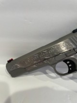 COLT O5073XE GOLD CUP TROPHY 38 SUPER CUSTOM HAND ENGRAVED - 3 of 9