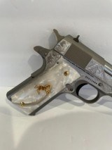 COLT O1911C-SS38Z 38 SUPER CUSTOM HAND ENGRAVED NEW IN BOX - 5 of 7