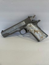 COLT O1911C-SS38Z 38 SUPER CUSTOM HAND ENGRAVED NEW IN BOX - 1 of 7