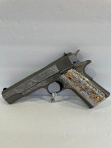 COLT O1911C-SS38Z 38 SUPER CUSTOM HAND ENGRAVED NEW IN BOX - 1 of 7
