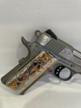 COLT O1072CCS COMPETITION 9MM CUSTOM HAND ENGRAVED - 5 of 7