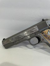 COLT O1911C-SS38Z CUSTOM HAND ENGRAVED 38 SUPER NEW IN BOX - 4 of 7
