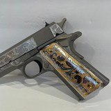 COLT O1911C-SS38Z CUSTOM HAND ENGRAVED 38 SUPER NEW IN BOX - 3 of 7