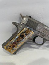 COLT O1911C-SS38Z CUSTOM HAND ENGRAVED 38 SUPER NEW IN BOX - 5 of 7