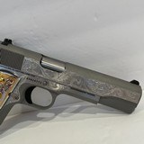 COLT O1911C-SS38Z CUSTOM HAND ENGRAVED 38 SUPER NEW IN BOX - 6 of 7