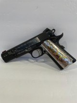 COLT O1970CCS COMPETITION 45 ACP CUSTOM HAND ENGRAVED WITH STAND - 7 of 14