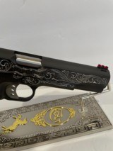 COLT O1970CCS COMPETITION 45 ACP CUSTOM HAND ENGRAVED WITH STAND - 4 of 14