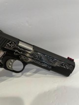 COLT O1970CCS COMPETITION 45 ACP CUSTOM HAND ENGRAVED WITH STAND - 13 of 14