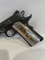 COLT O1970CCS COMPETITION 45 ACP CUSTOM HAND ENGRAVED WITH STAND - 9 of 14