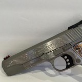 COLT O5073XE GOLD CUP TROPHY 38 SUPER CUSTOM HAND ENGRAVED - 3 of 8