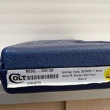 COLT O5073XE GOLD CUP TROPHY 38 SUPER CUSTOM HAND ENGRAVED - 8 of 8