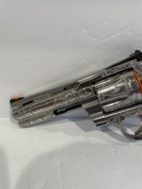 COLT PYTHON SP4WTS - 4.25 INCH 357 MAGNUM CUSTOM HAND ENGRAVED - 3 of 8