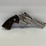 COLT PYTHON SP4WTS - 4.25 INCH 357 MAGNUM CUSTOM HAND ENGRAVED - 2 of 8