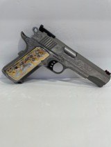 COLT GOLD CUP TROPHY O5073XE 38 SUPER CUSTOM HAND ENGRAVED NEW IN BOX - 2 of 8