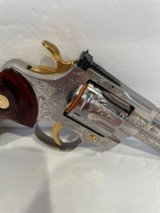 COLT PYTHON SP3WTS 3 INCH CUSTOM HAND EGRAVED WITH GOLD ACCENTS NEW IN BOX - 8 of 10
