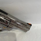 COLT PYTHON SP3WTS 3 INCH CUSTOM HAND EGRAVED WITH GOLD ACCENTS NEW IN BOX - 9 of 10