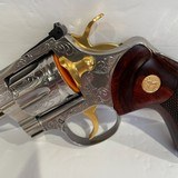 COLT PYTHON SP3WTS 3 INCH CUSTOM HAND EGRAVED WITH GOLD ACCENTS NEW IN BOX - 4 of 10
