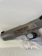 COLT COMPETITION O1070CCS 45 ACP CUSTOM HAND ENGRAVED NEW IN BOX - 3 of 7