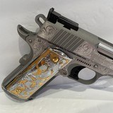 COLT O5073XE 38 SUPER CUSTOM HAND ENGRAVED - 5 of 8