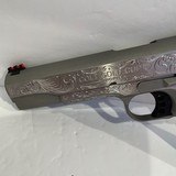 COLT O5073XE 38 SUPER CUSTOM HAND ENGRAVED - 4 of 8