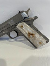 COLT O1911C - SS38 - 38 SUPER CUSTOM HAND ENGRAVED - 4 of 7