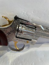 COLT PYTHON SP6WTS 6 INCH 357 MAG - CUSTOM HAND ENGRAVED WITH GOLD ACCENTS - 8 of 10