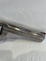 COLT PYTHON SP6WTS 6 INCH 357 MAG - CUSTOM HAND ENGRAVED WITH GOLD ACCENTS - 9 of 10