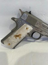 COLT O1911C-SS38 - 38 SUPER CUSTOM HAND ENGRAVED - 5 of 7