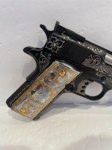 COLT O5873A1 NATIONAL MATCH GOLD CUP 38 SUPER CUSTOM HAND ENGRAVED THE ROSE - 5 of 9