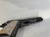 COLT O5873A1 NATIONAL MATCH GOLD CUP 38 SUPER CUSTOM HAND ENGRAVED THE ROSE - 7 of 9