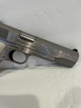 COLT O1911C-SS38 GOVERNMENT CUSTOM HAND ENGRAVED - 6 of 7