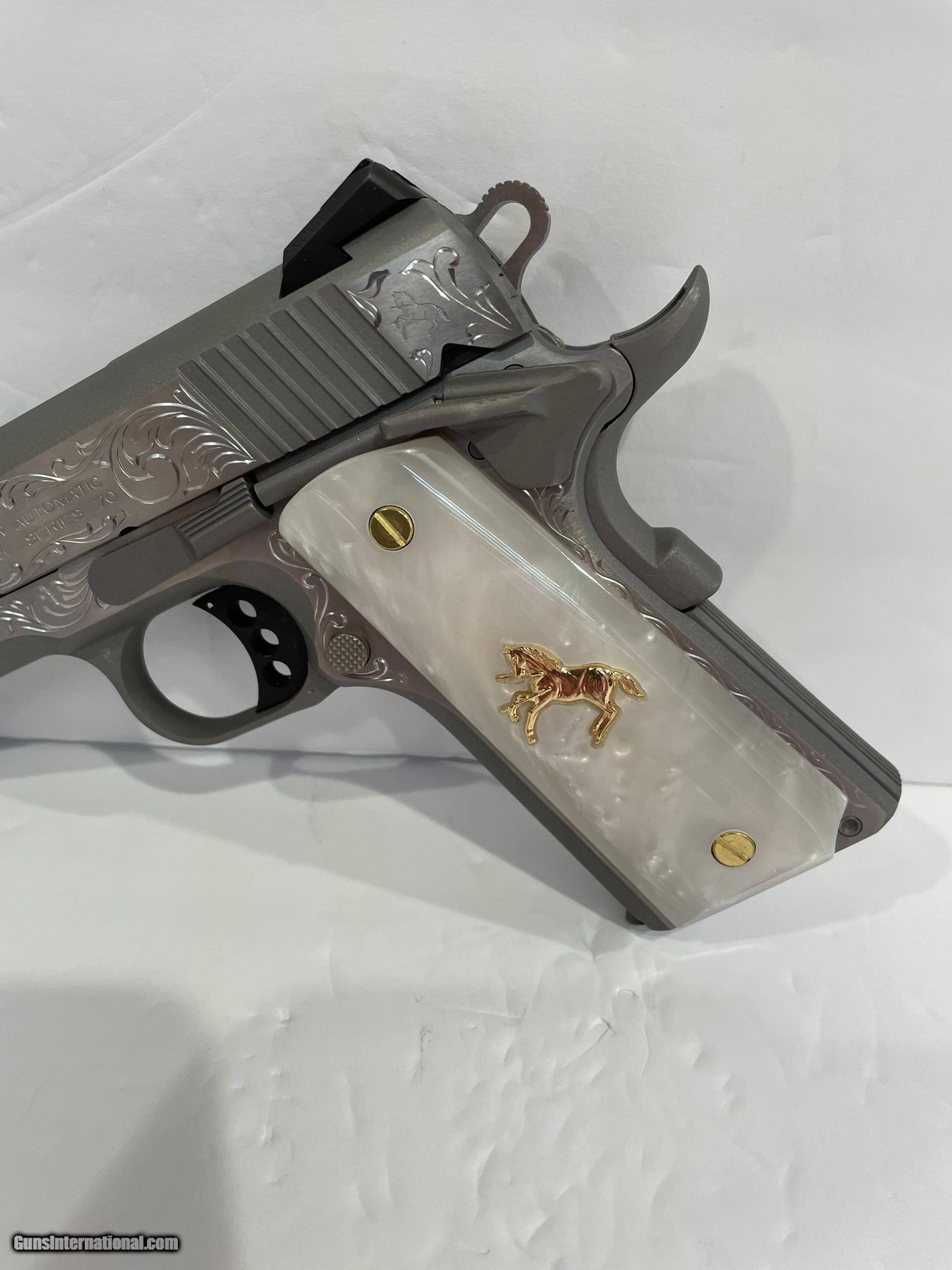 COLT O1073CCS - COMPETITION 38 SUPER CUSTOM HAND ENGRAVED