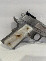 COLT O5073GCL GOLD CUP LITE 38 SUPER CUSTOM HAND ENGRAVED - 5 of 7