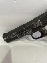 COLT O1911C 45 ACP CUSTOM HAND ENGRAVED - 3 of 8