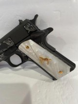 COLT O1911C 45 ACP CUSTOM HAND ENGRAVED - 4 of 8