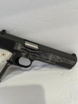 COLT O1911C 45 ACP CUSTOM HAND ENGRAVED - 6 of 8
