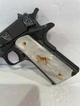 COLT O1911C GOVERNMENT 45 ACP CUSTOM HAND ENGRAVED - 4 of 8