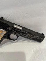 COLT O1911C - 38 SUPER CUSTOM HAND ENGRAVED NEW IN BOX - 6 of 7