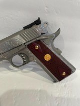 COLT O5073GCL - 38 SUPER GOLD CUP LITE CUSTOM HAND ENGRAVED - 4 of 7
