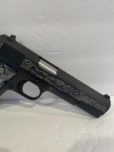 COLT O1911C - 45 ACP CUSTOM HAND ENGRAVED - 6 of 7