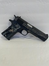 COLT O1911C - 45 ACP CUSTOM HAND ENGRAVED - 2 of 7