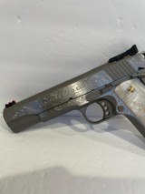 COLT O5072GCL GOLD CUP LITE 9MM CUSTOM HAND ENGRAVED - 3 of 6